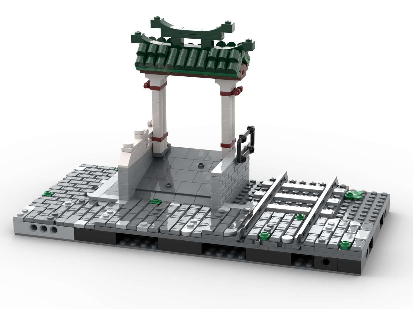 modular trainstation ramp left