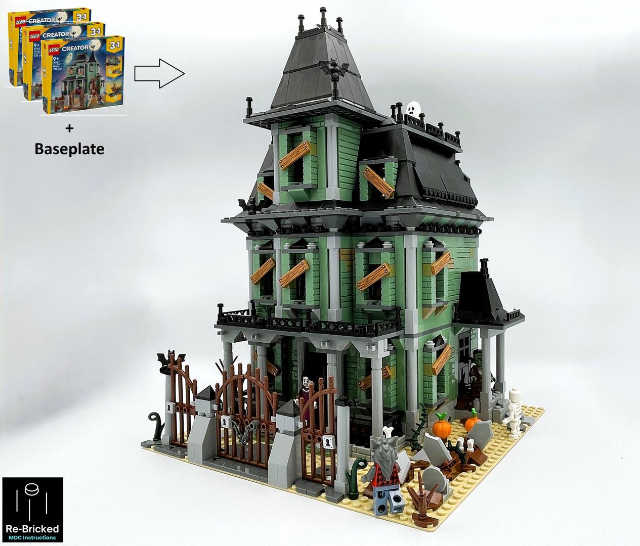 Monsters Haunted Mansion Alternate build of 3x31167