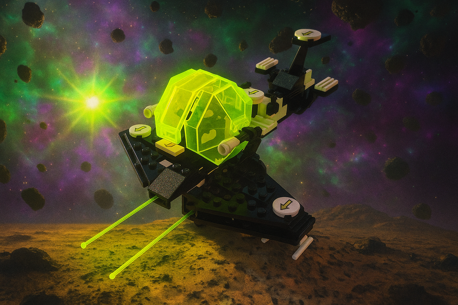 (6887) Blacktron Aurora Fighter