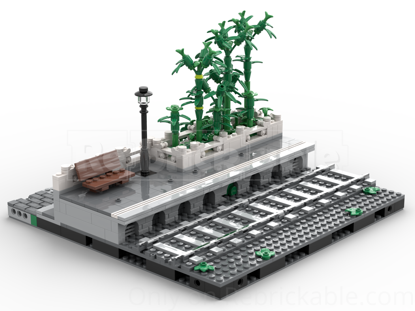 modular trainstation plant platform