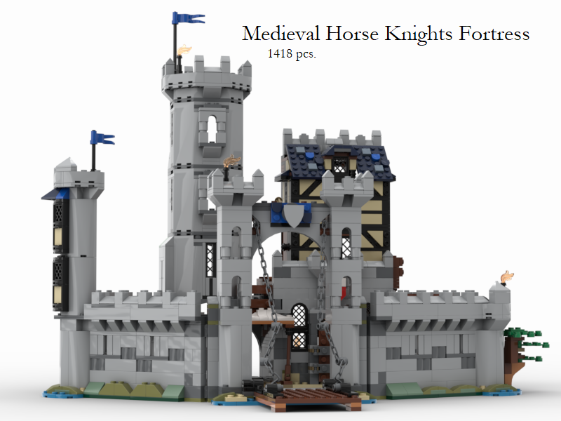 Medieval Horse Knights Fortress