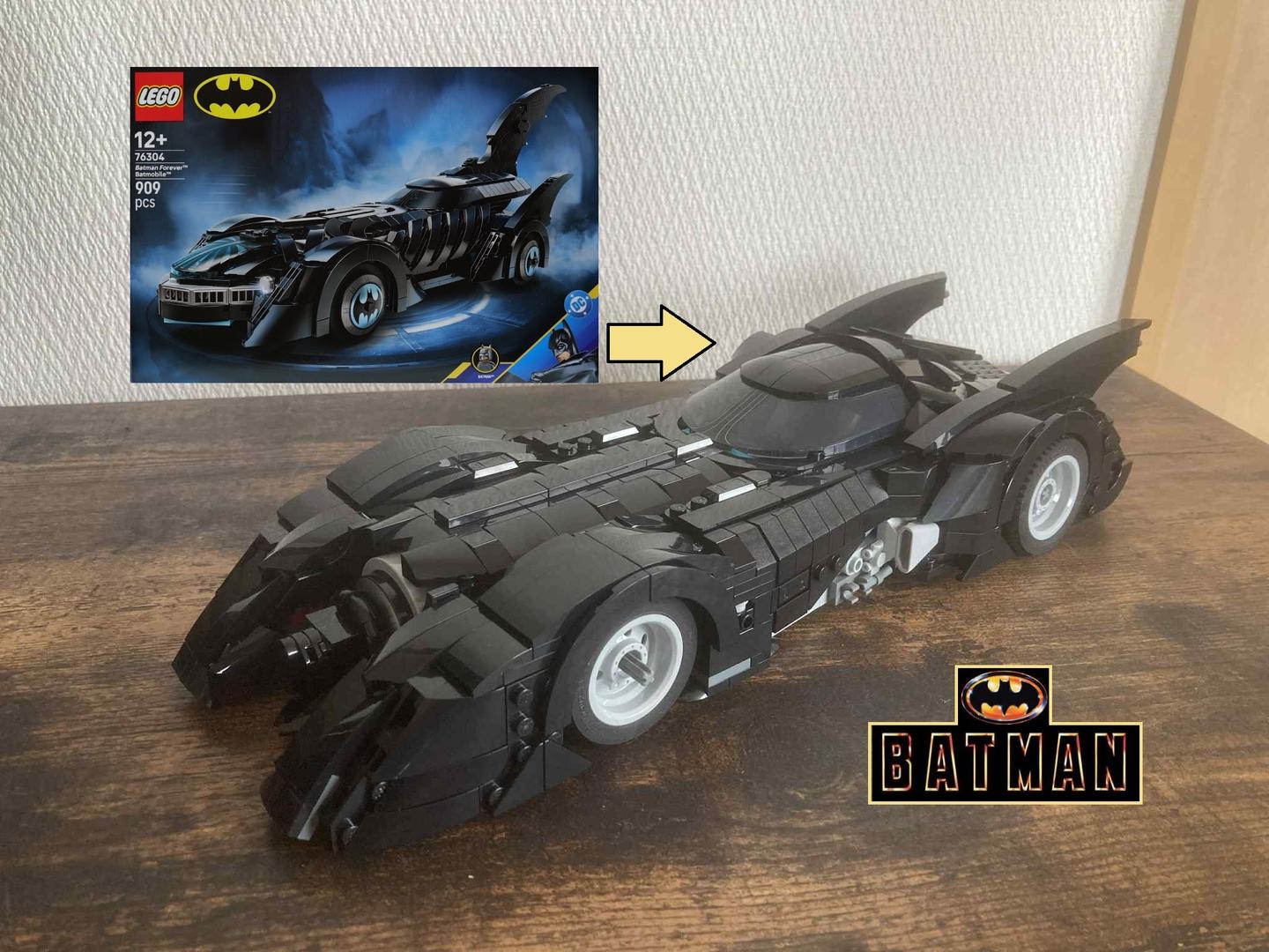 1989 Batmobile 76304 Alternate Build