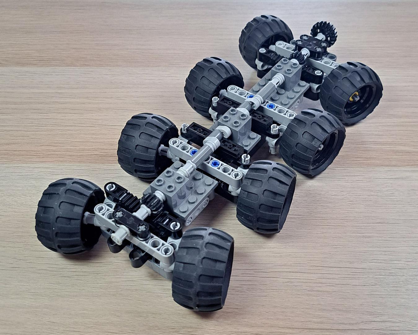 8 wheel steering chassis