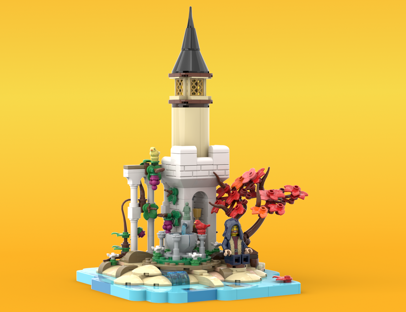 Contemplative Island Grotto