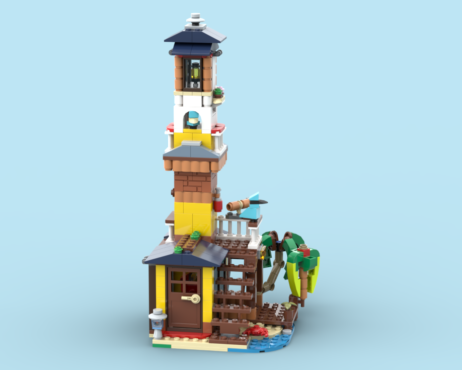31118 Surfer Lighthouse (MOC-231865) - LEGO MOC | MOC Tracker