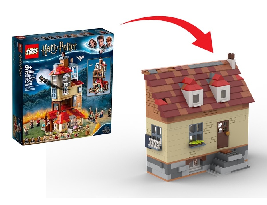 Lego 75980 ALT | European village house alternate build
