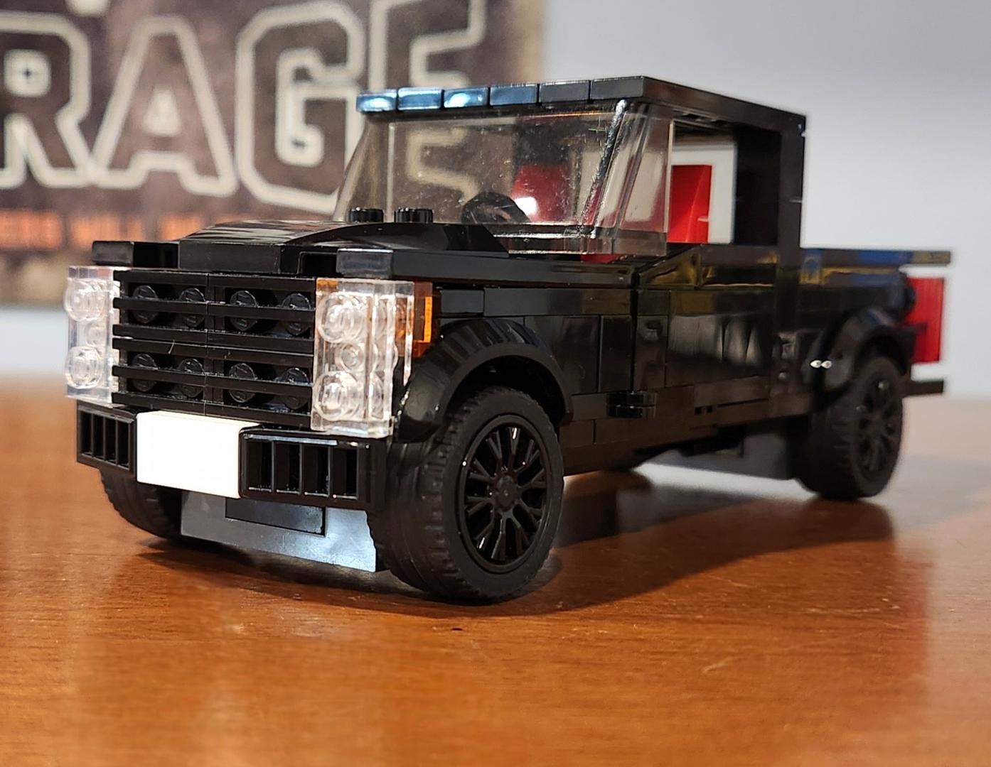 Modern Ford F-250 Truck with Openable Features