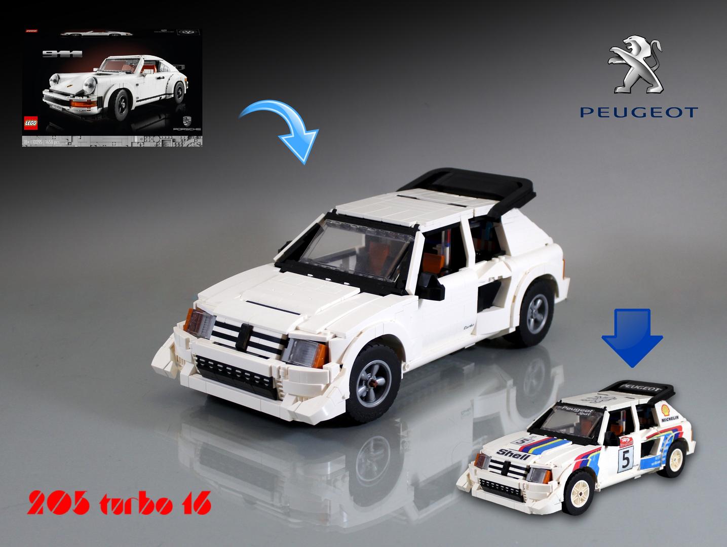 10295 Peugeot 205 T16 EVO2 with Stickers