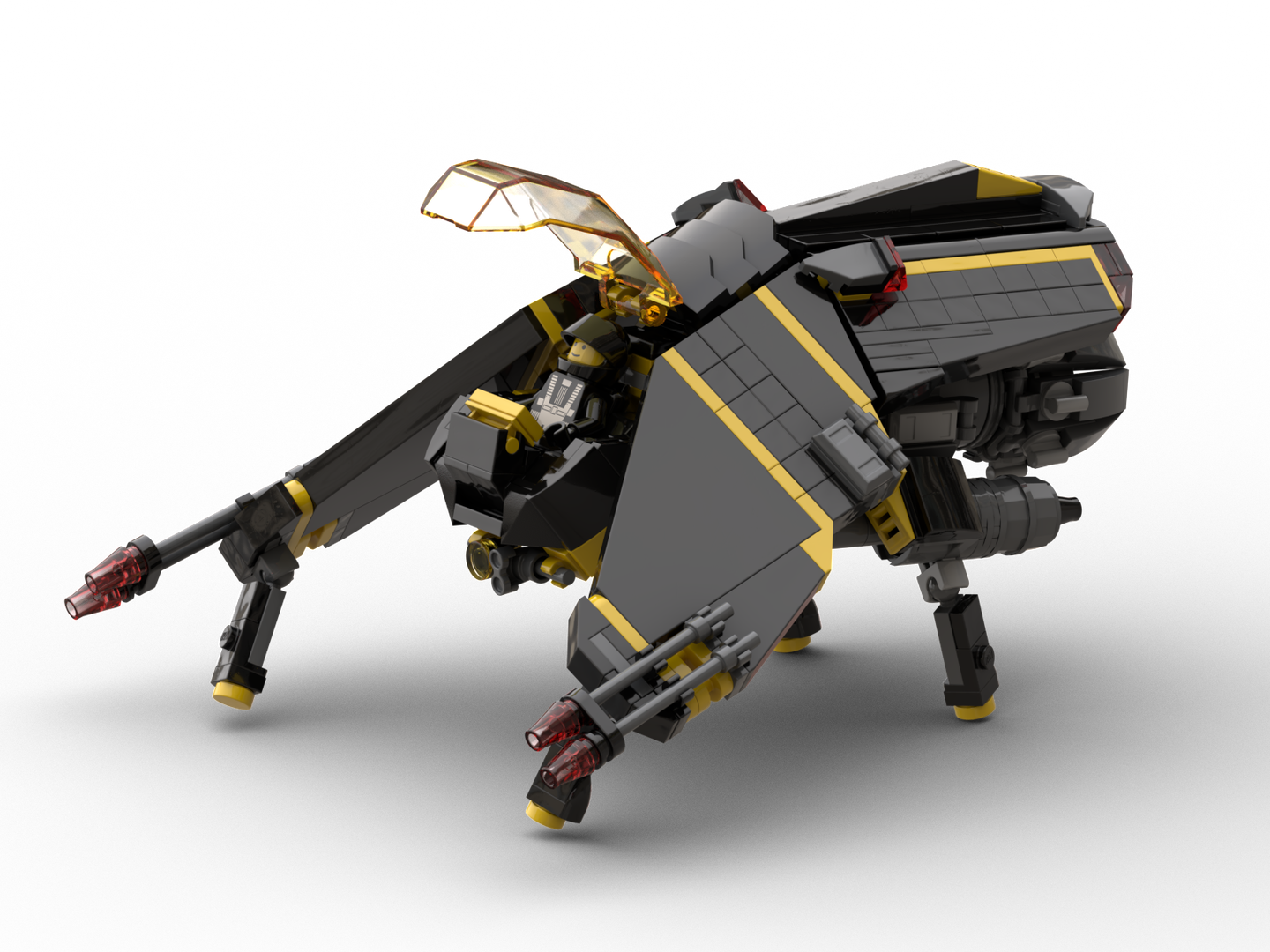 Blacktron Harasser - Bully of classic space