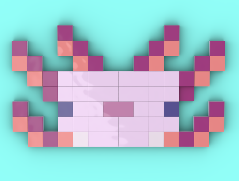 MCPE Axolotl Face