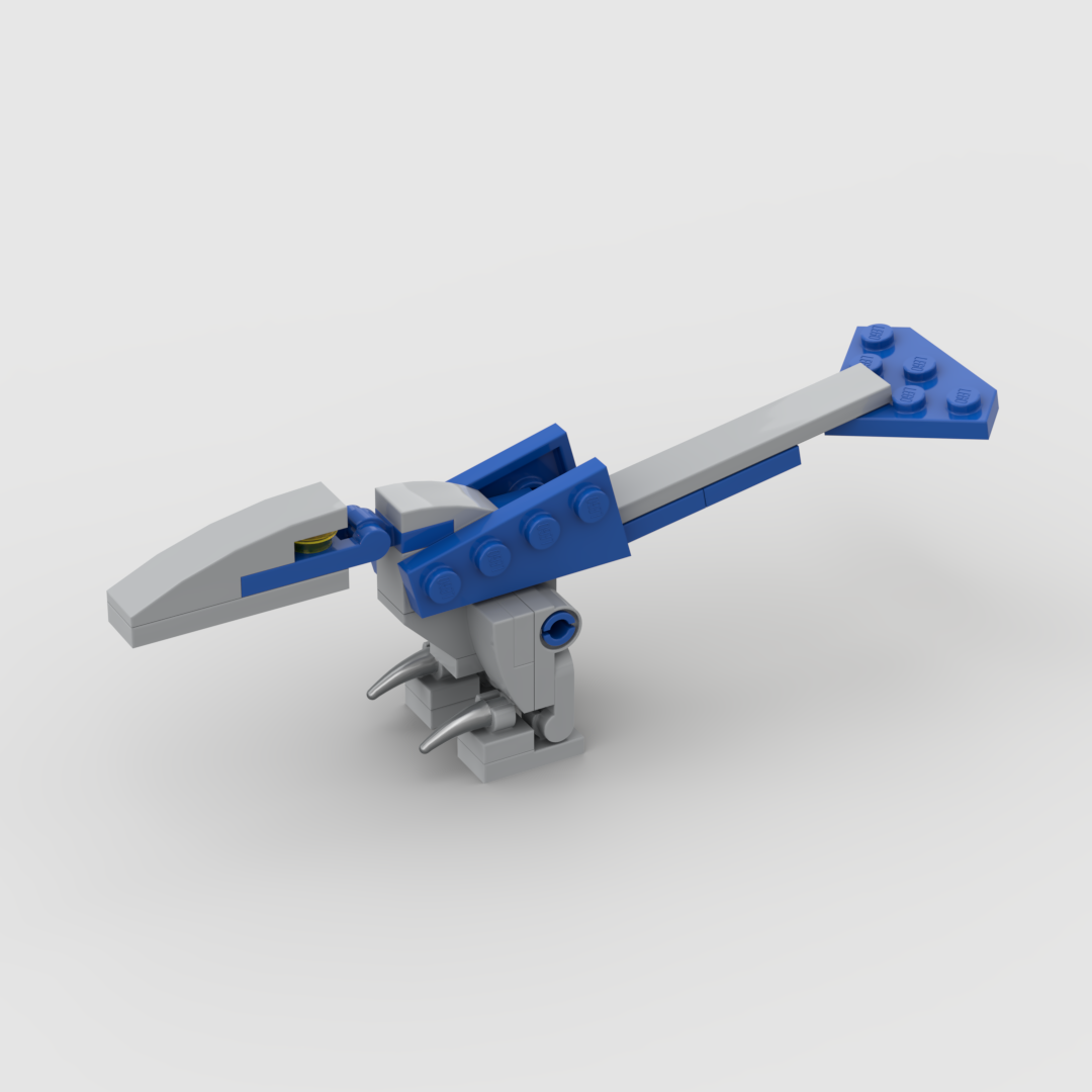 Blue the Utahraptor (Utahraptor bird recolor)