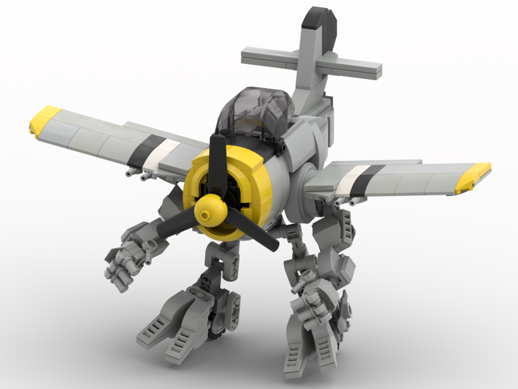 P-51Q Mustangroid_Chibi Mustang Walker
