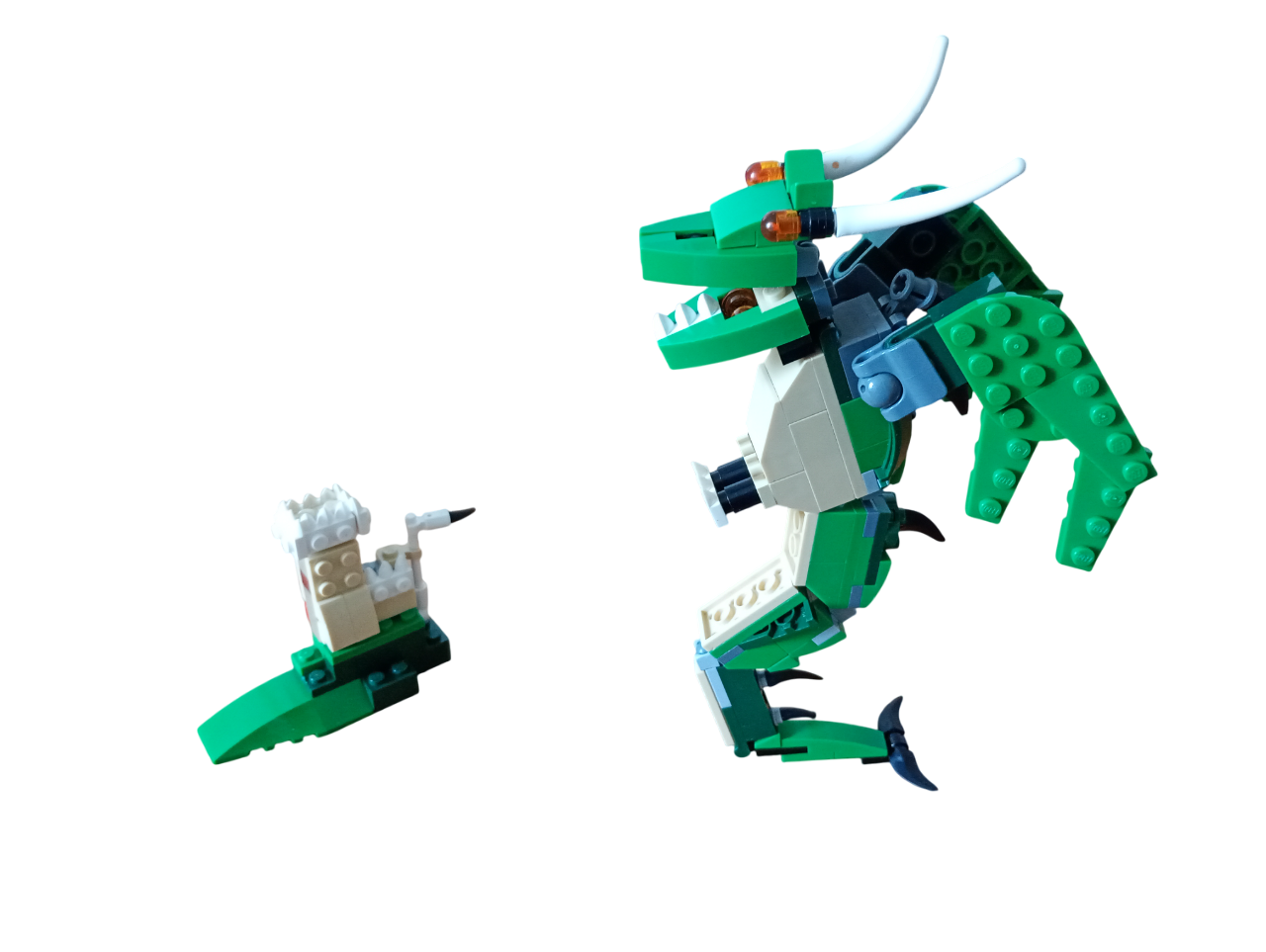Dragon and microscale tower
