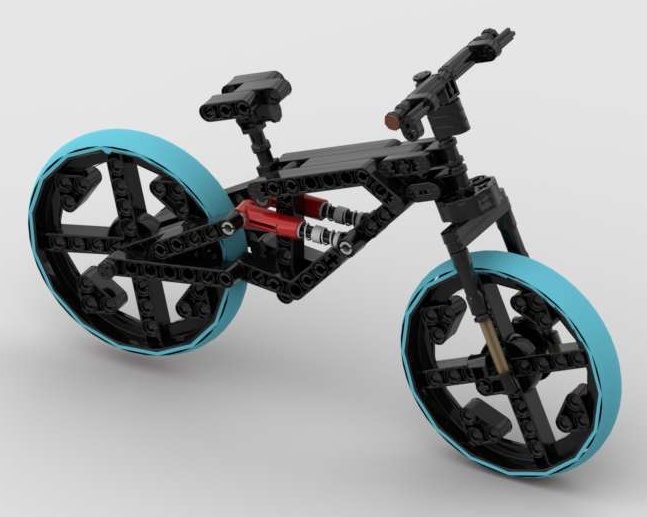 Full suspension mountain bike