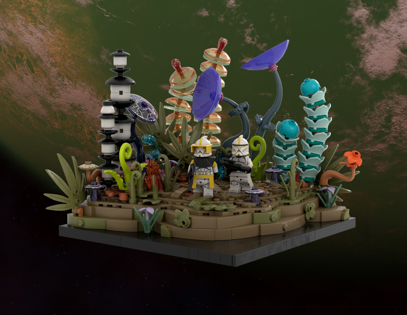 Jungles of Felucia - Diorama