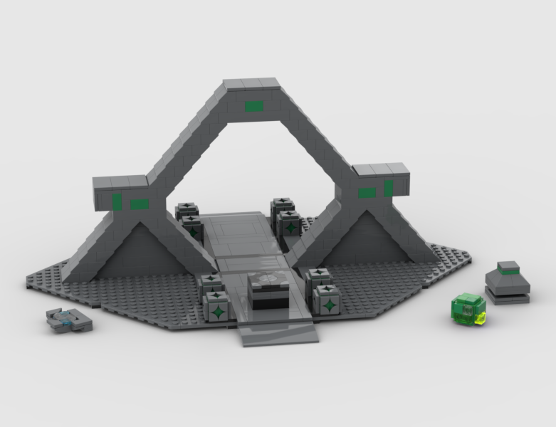 Precursor portal with ion key slot (Subnautica/Subnautica Below Zero)