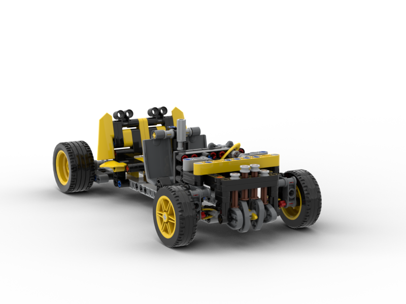 FWD car chassis from Bugatti Bolide