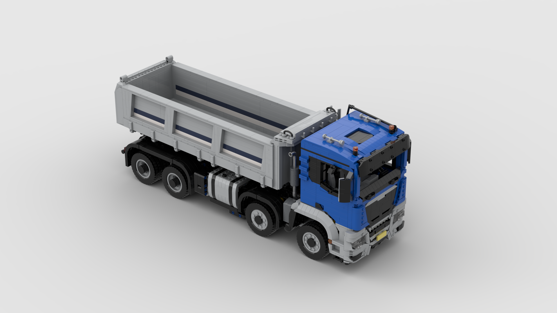 New Man TGS 8x8 dump truck