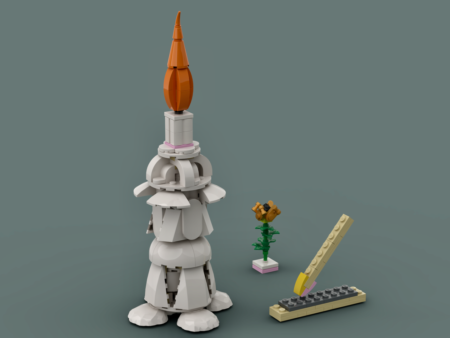 Candle on a Candlestick