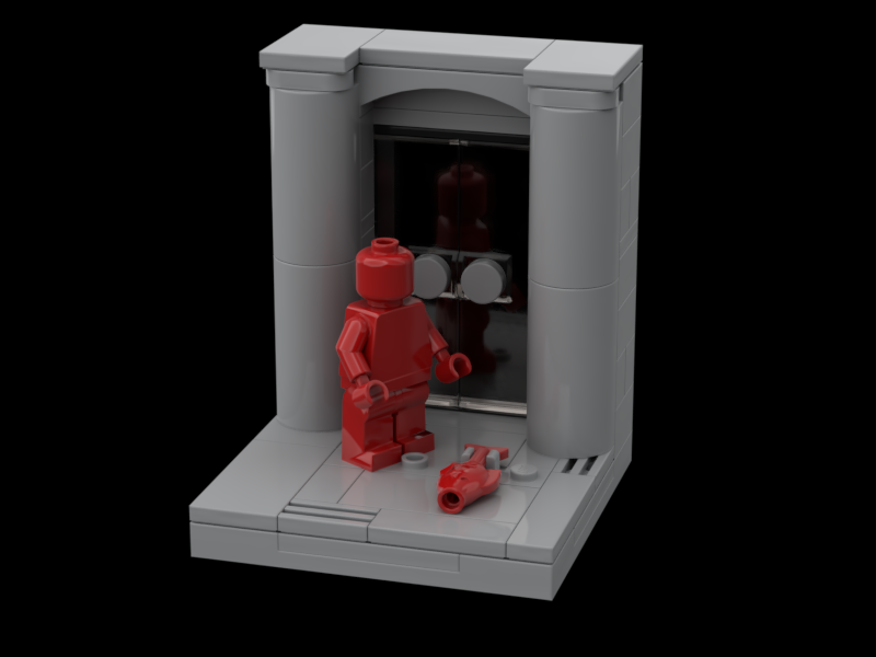 Film Noir Detective Display 8x8