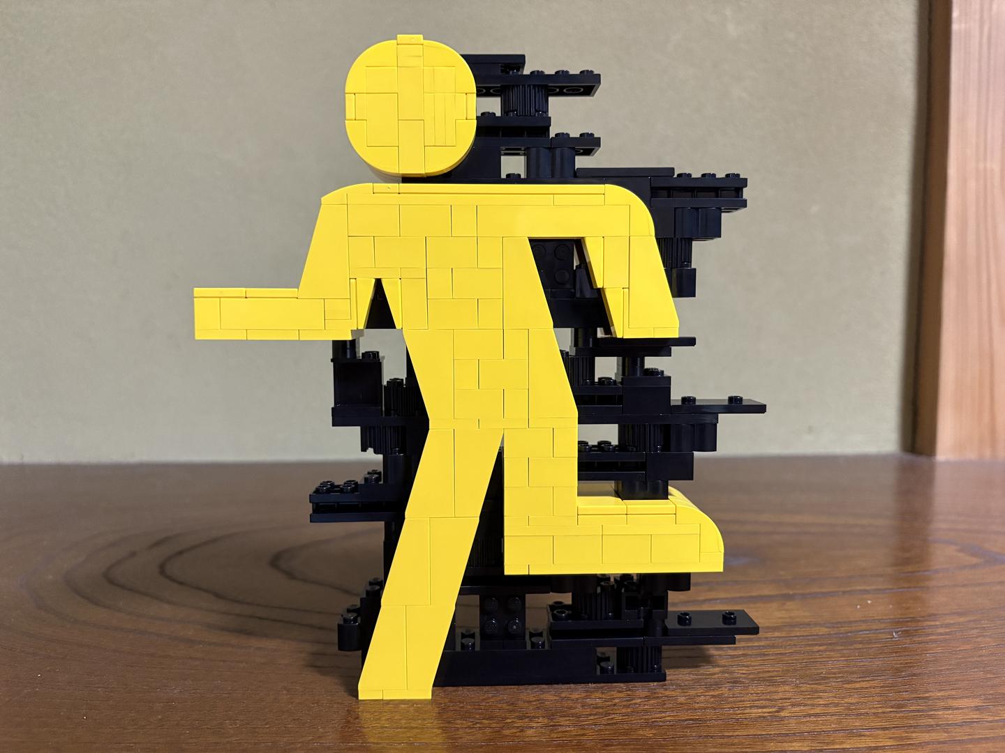 The Running Man from the Emergency Exit Sign alternate build