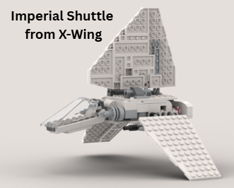 Imperial Shuttle from X Wing alternate build