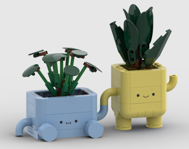 Happy Plants 10349 Touching each other