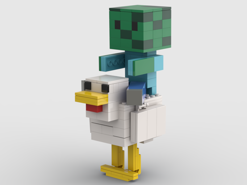 Minecraf Chicken Jockey