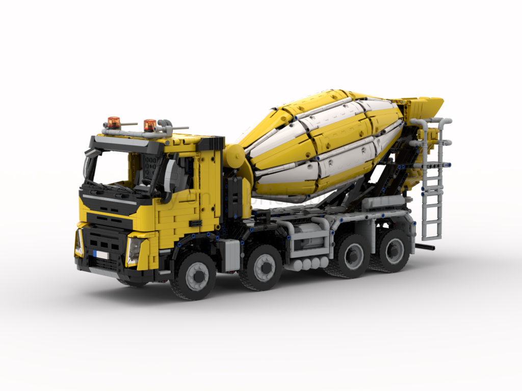 Volvo FMX cement mixer truck_8x4
