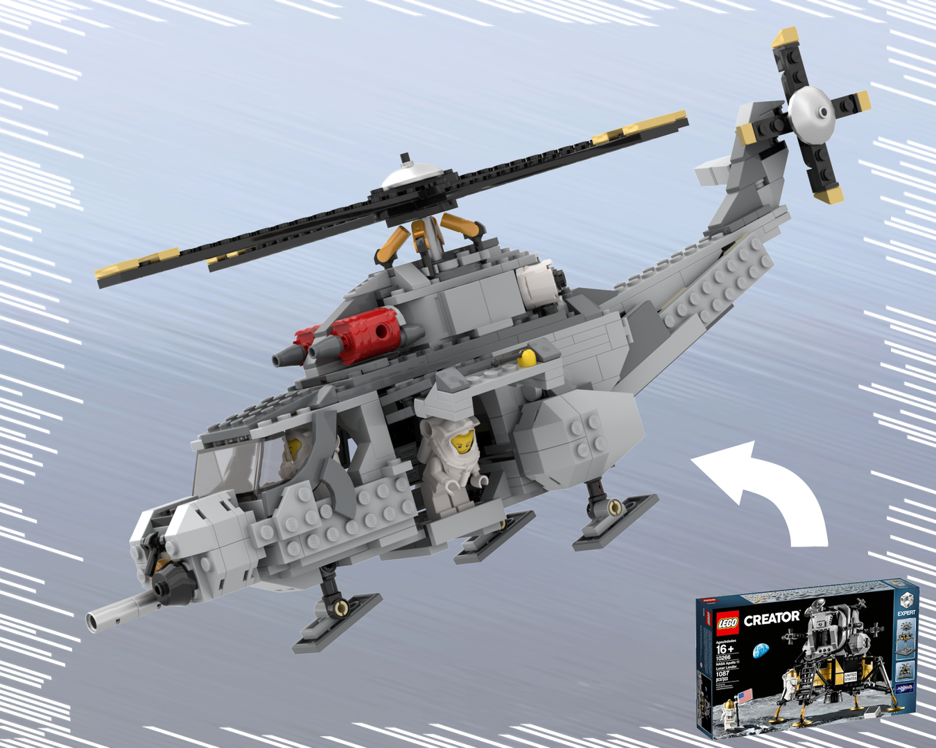 Helicopter | 10266 NASA Apollo 11 Lunar Lander alt-build