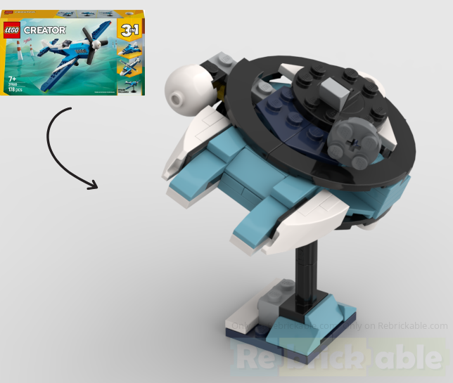 31160 Milenium falcon with Stand