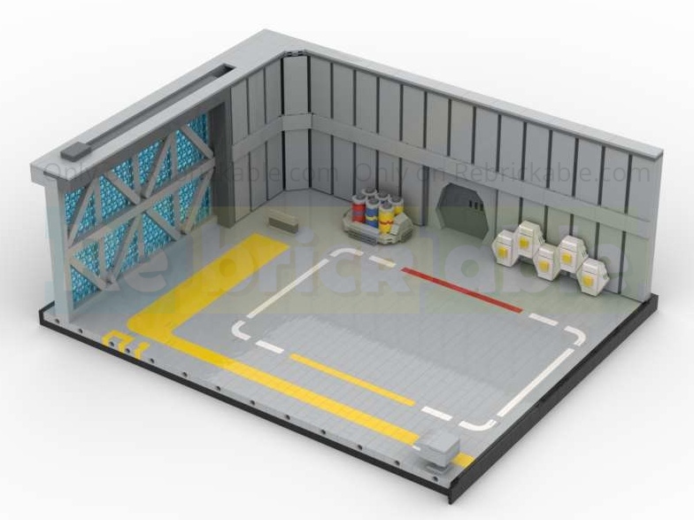 Star Trek Enterprise D Shuttlebay 2 part 2