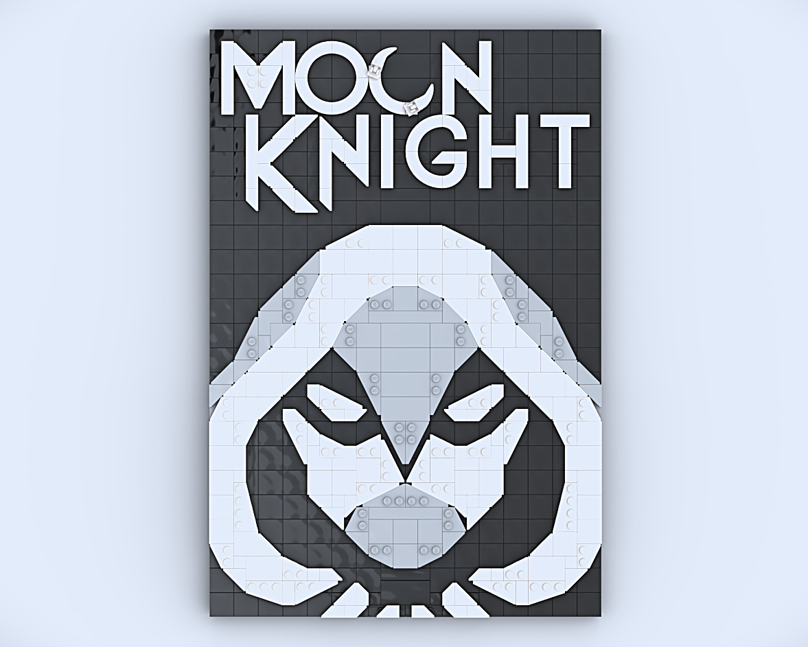 Moon Knight Poster-Style Logo by Vicarity