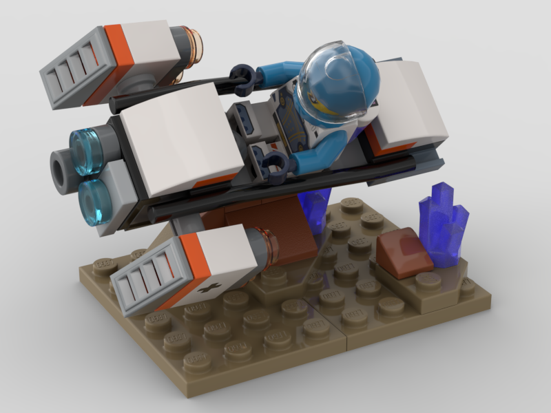 Space Hoverbike Display