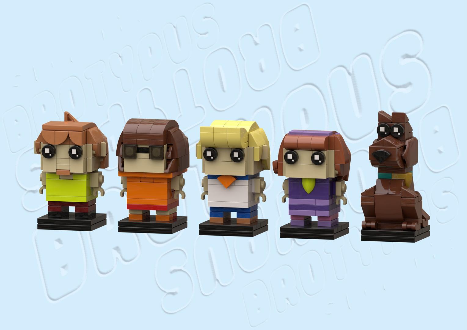 Shaggy, Velma, Fred, Daphne, Scooby doo