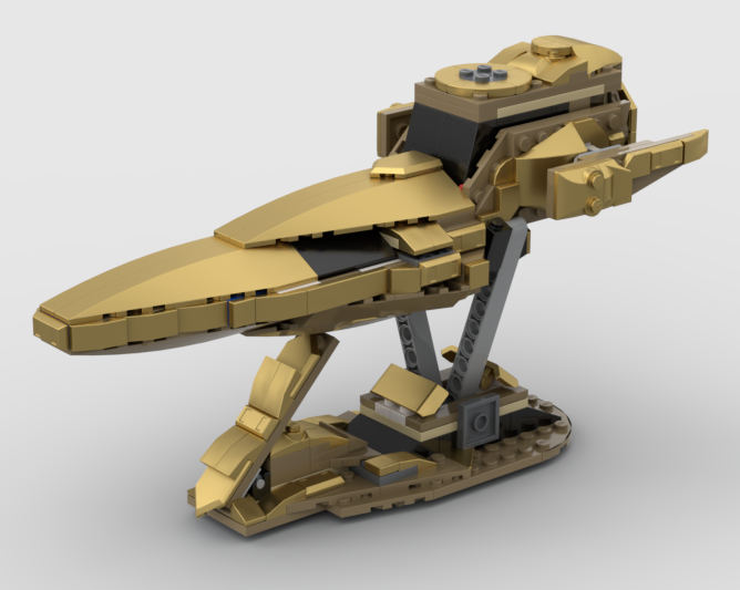 Bounty Hunter C-3P0's Starfighter alternate build