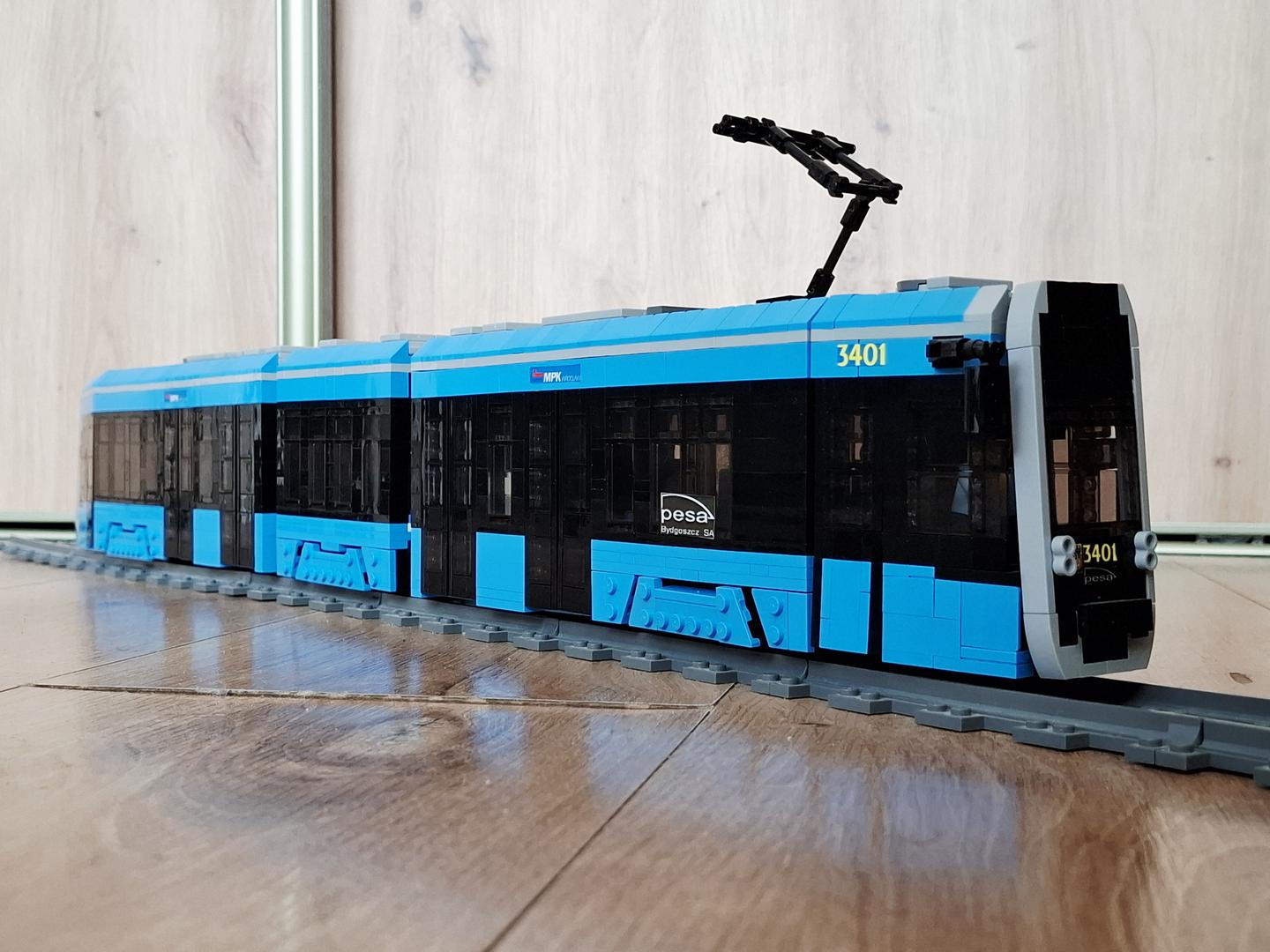 Pesa Twist 146N tram MPK Wrocław non-motorized version