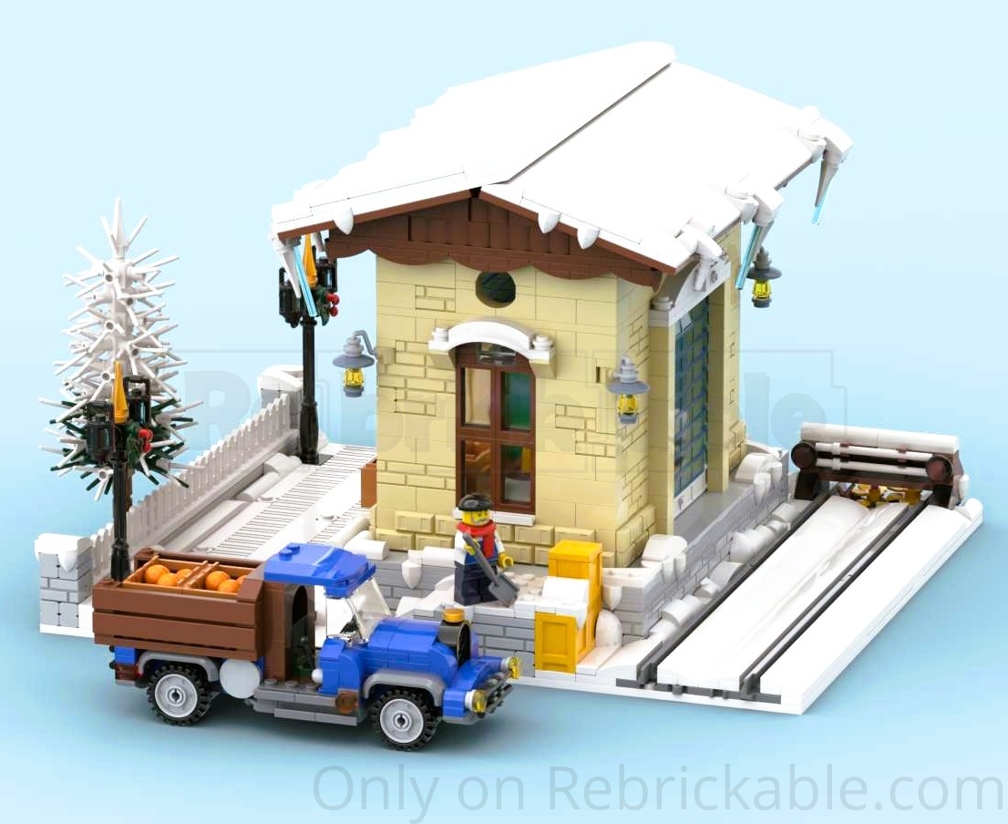 Winter Village Railway Warehouse