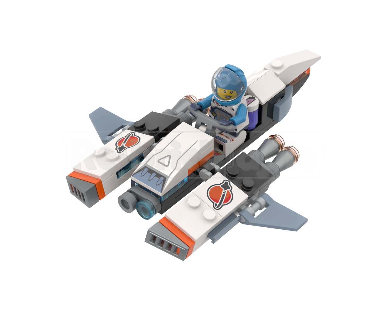 Stingray Space Hoverbike - (30663-1 Modification)