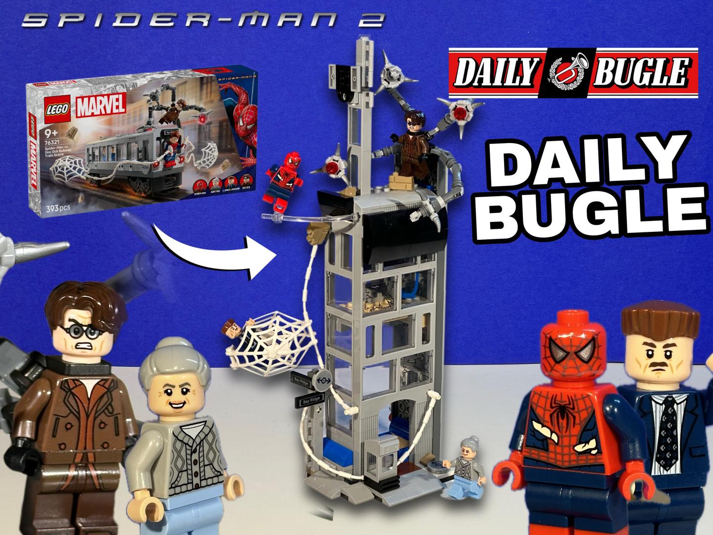The Daily Bugle - Spider-Man vs. Doc Ock Subway Train Alternate Build alternate build