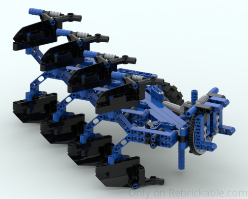 Plow Rabe Super Albatros 160 for 42054 Claas Xerion