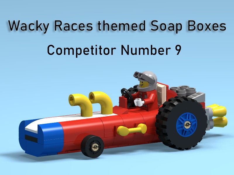 Wacky Races themed soap box 9