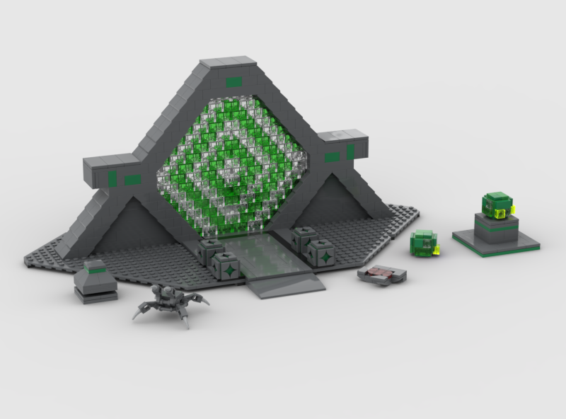 Activated Precursor portal without ion key slot (Subnautica/Subnautica Below Zero)