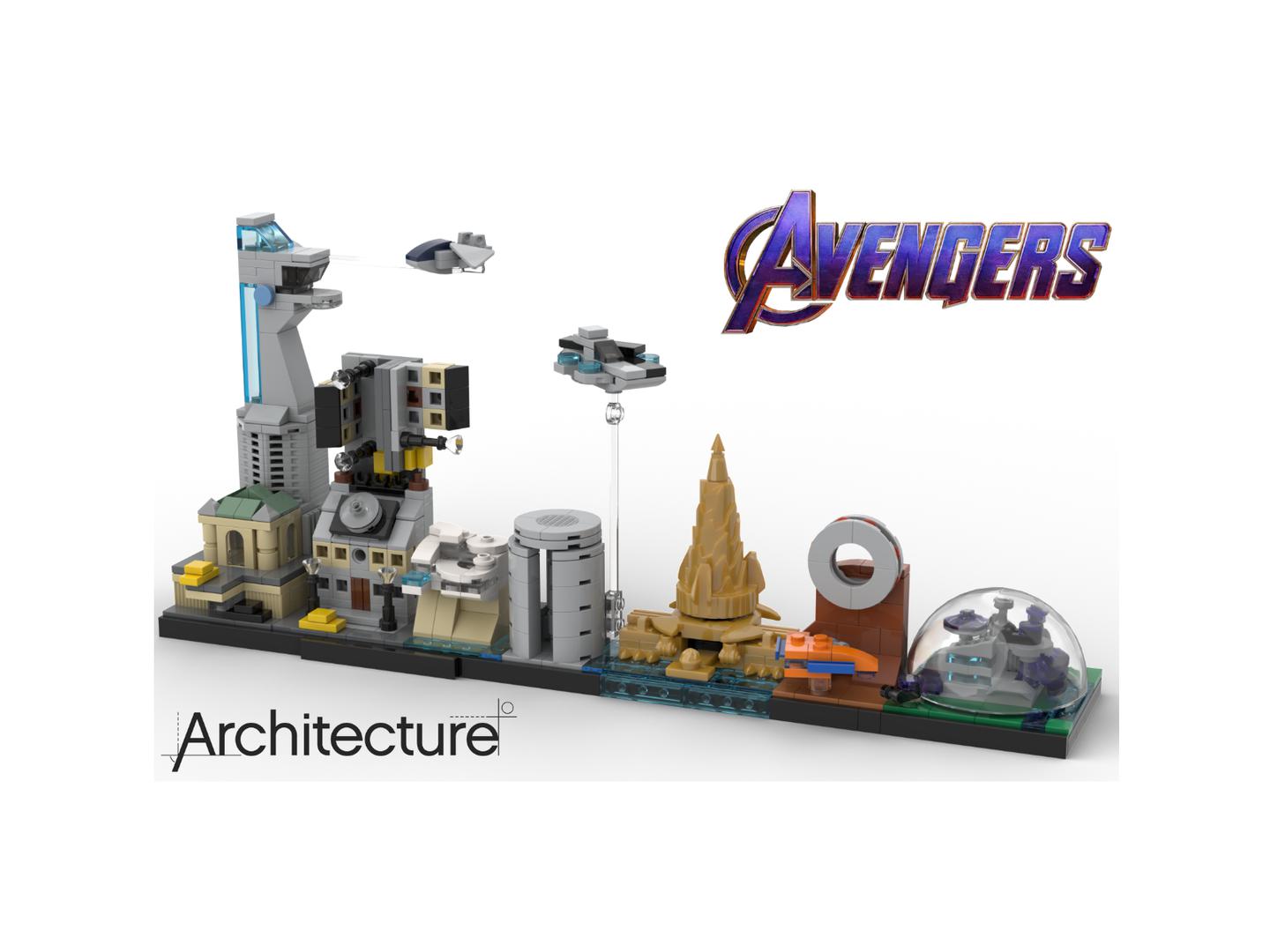 Avengers Skyline Architecture
