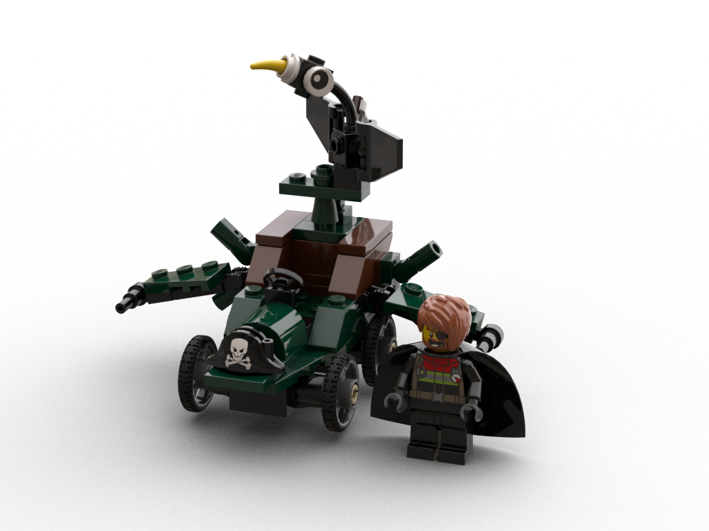 Captain HARLOCK soapbox / Caisse à savon ALBATOR