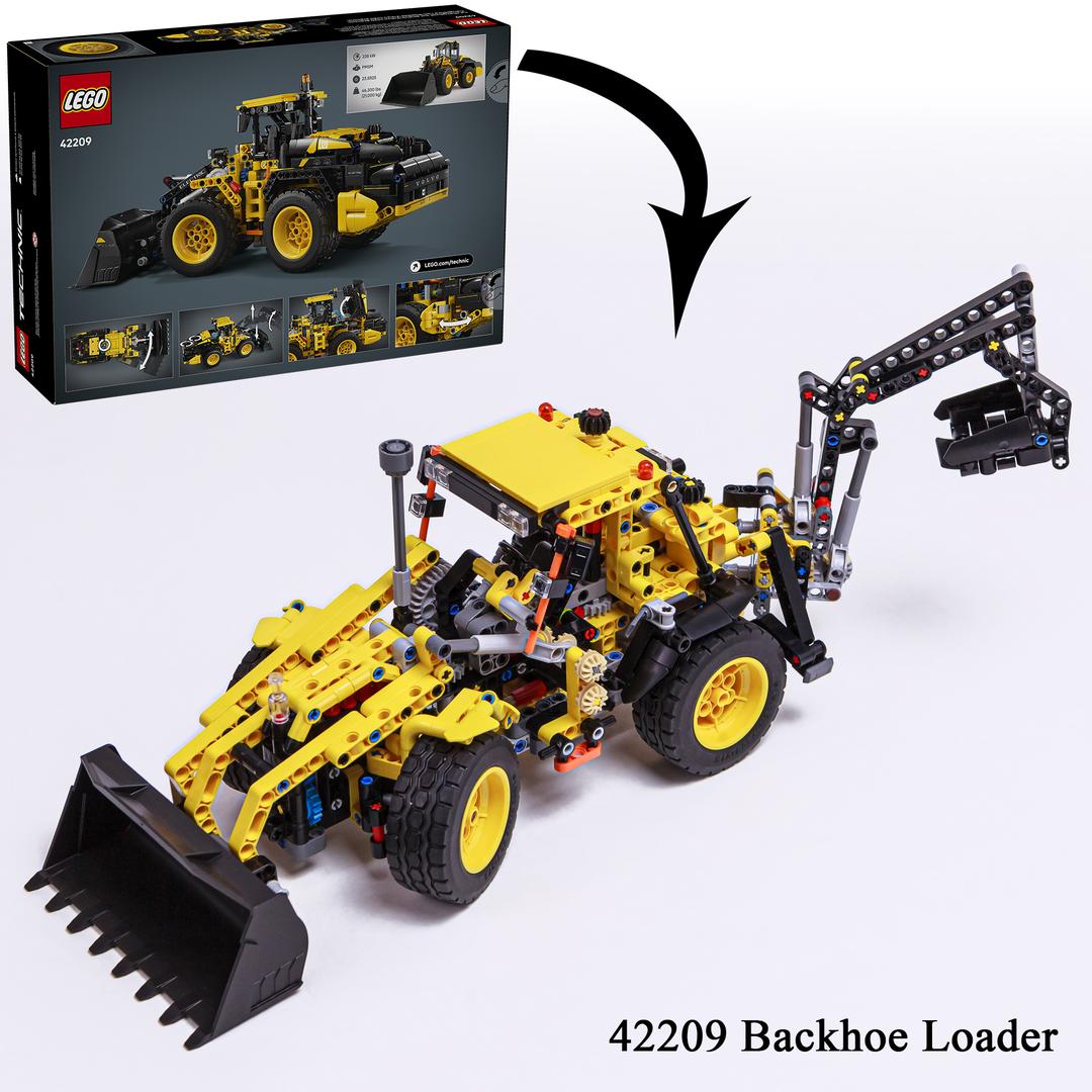 Backhoe Loader (42209 Volvo L120 Electric Wheel Loader b-model) alternate build
