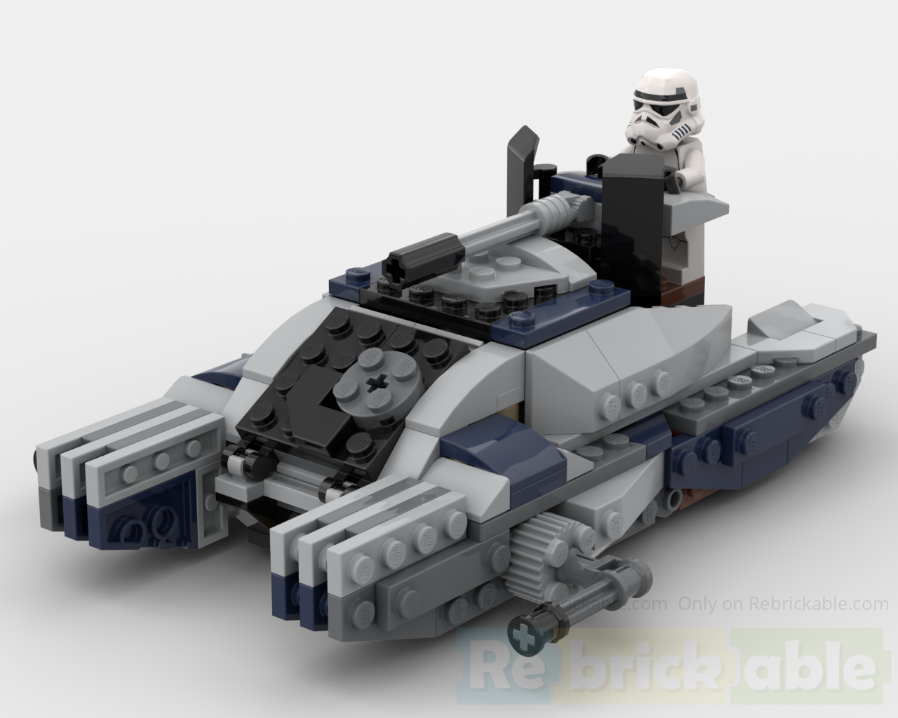 TX-225 GAVs "Silverfish" Combat Assault Hovertank (40755 alternate build)