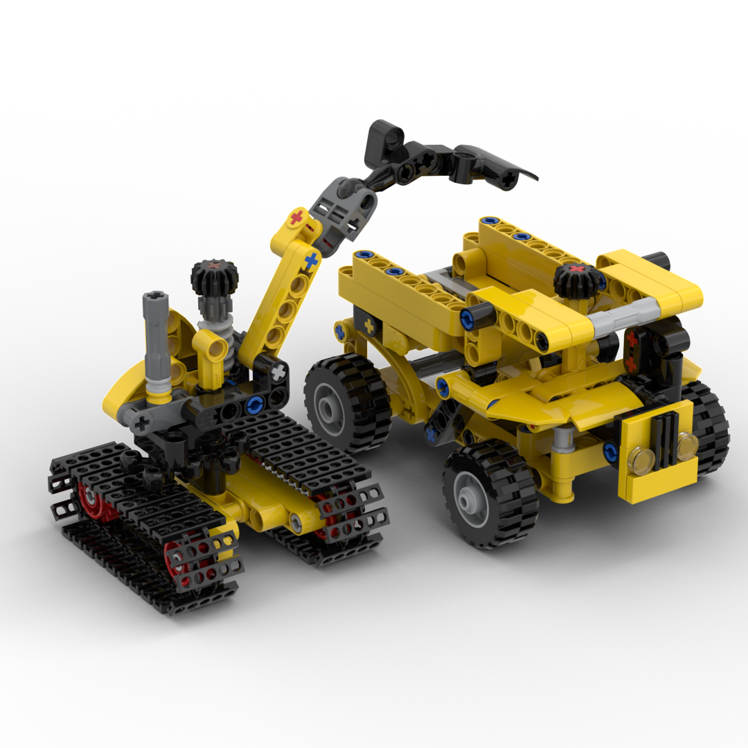 Dump Truck + Excavator (42163 + 42196 Alt)