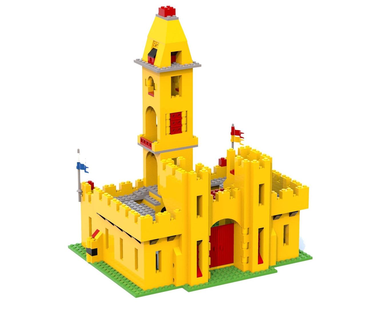 375-2 Classic Yellow Castle MOC #1