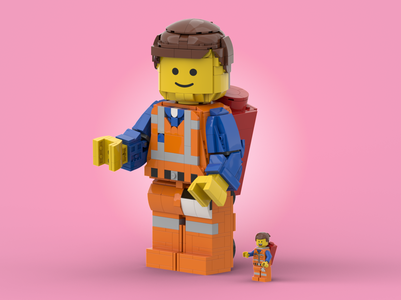 Emmet - Lego Movie (Up scaled minifigure)
